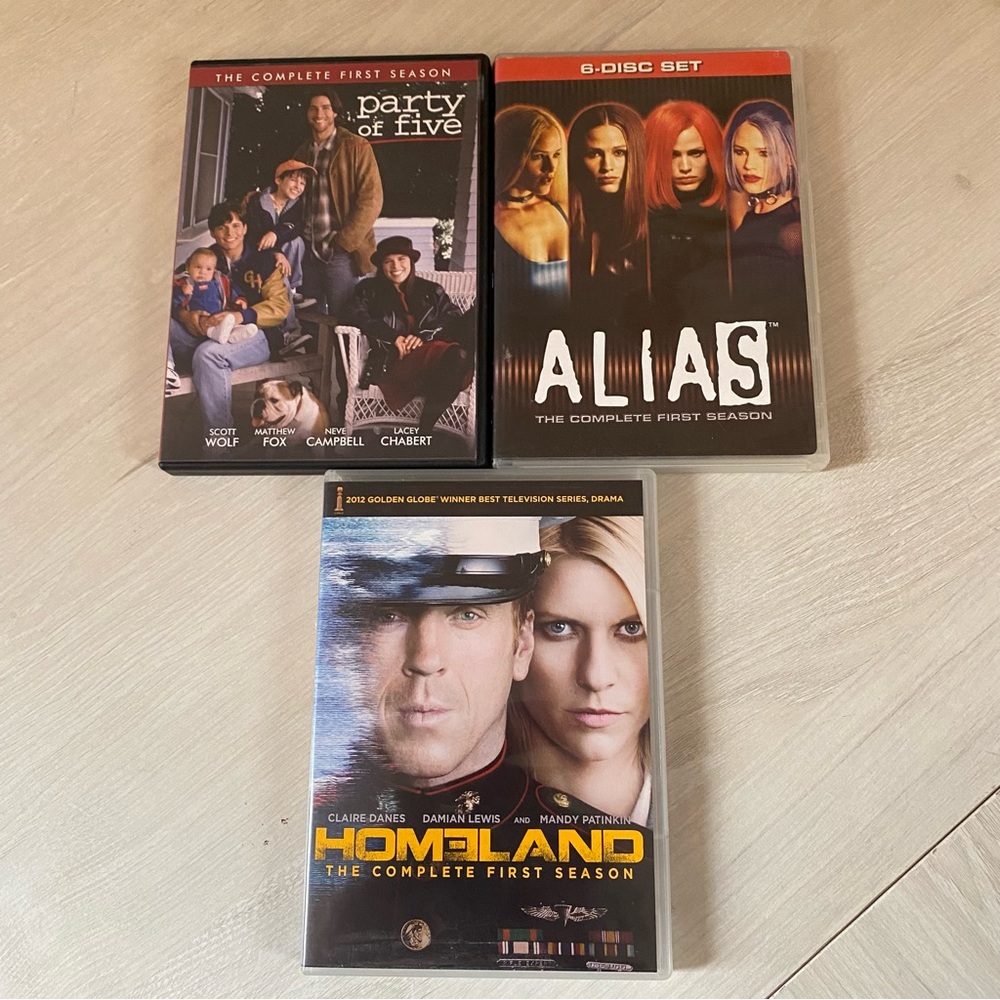 Homeland Party Of Five Alias Season 1 DVD Lot TV Drama Mystery Action